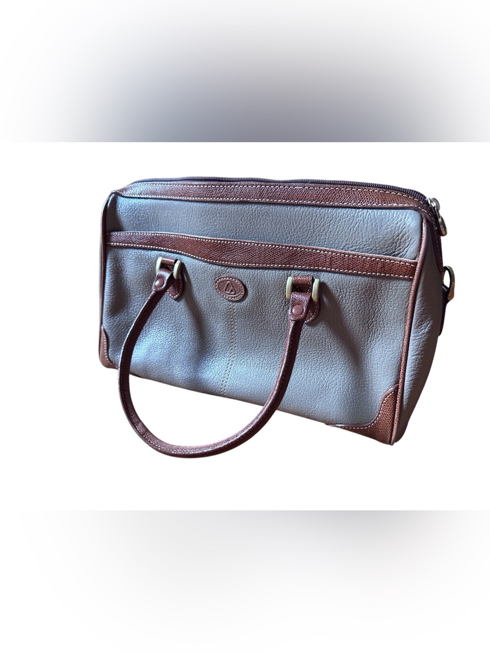 Dooney & Bourke Pebbled Leather Tote in Deep Brown
